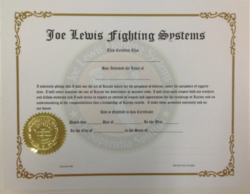 Under Black Official  Certificate (10 pack)